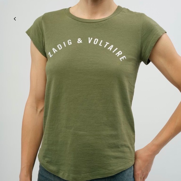 Zadig & Voltaire Tops - Zadig & Voltaire SKINNY Z T-SHIRT